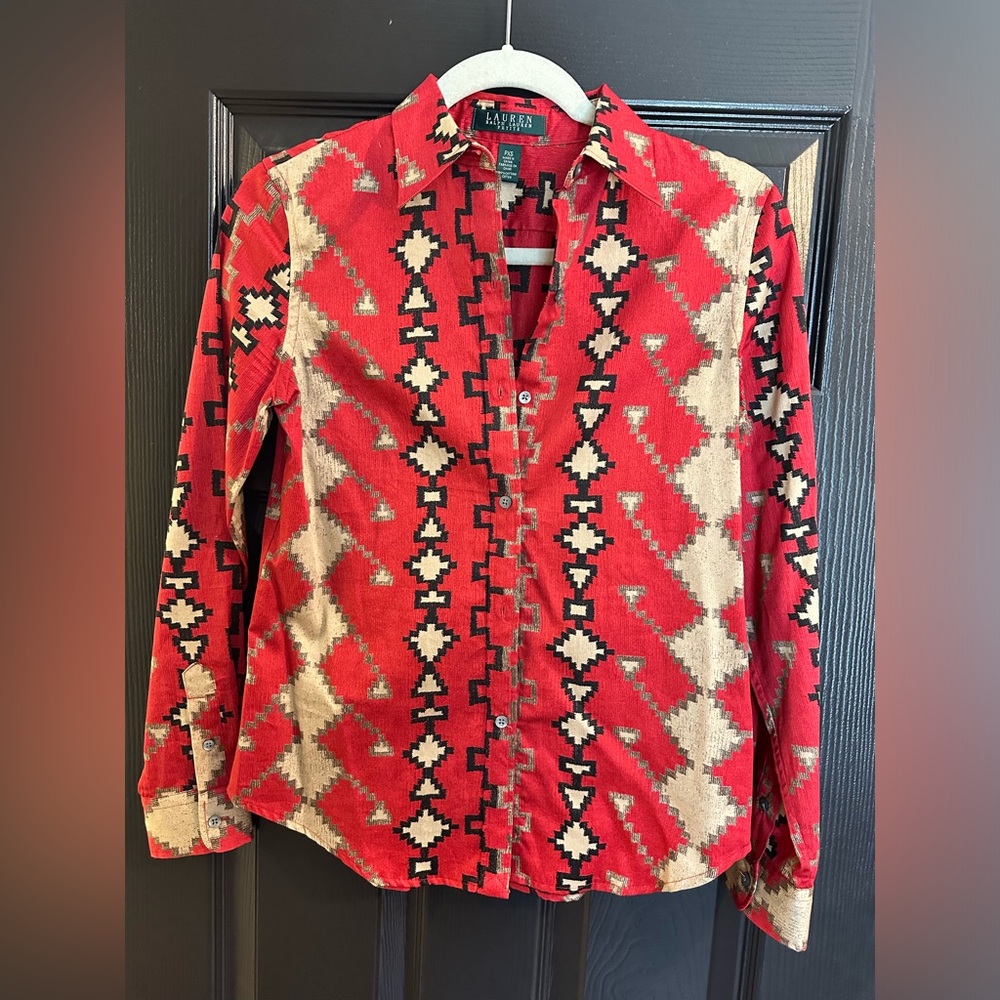 Lauren Ralph Lauren Petite XS Button Down